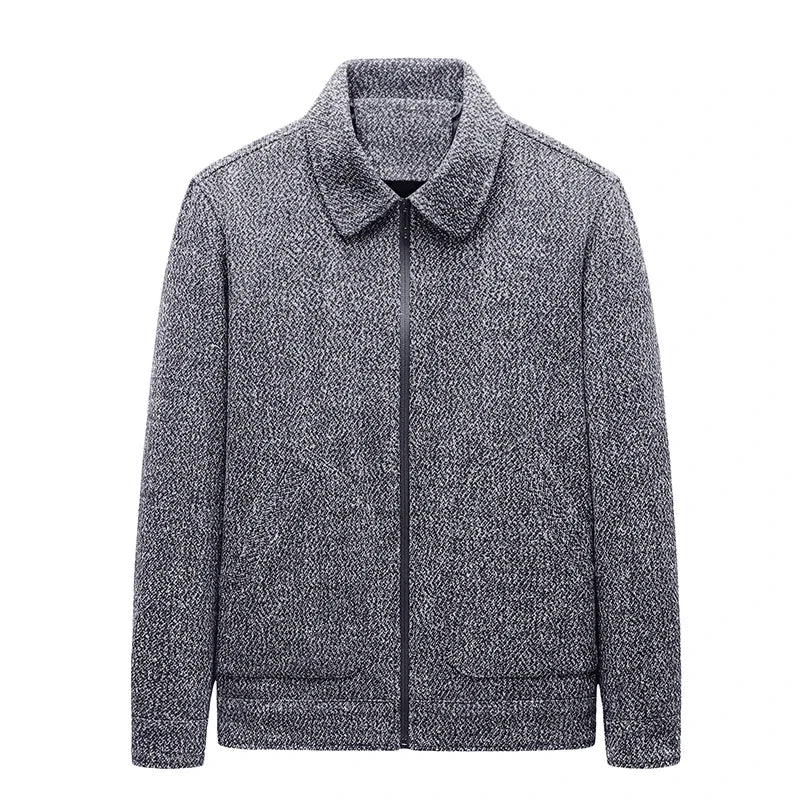 Dario Wool Collared Jacket - Relaxed Fit | Mokum Alef