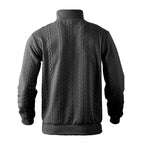 Orin Strickpullover mit Viertelreißverschluss | Herrenpullover – Fein gestrickt, bequem und moderner Look