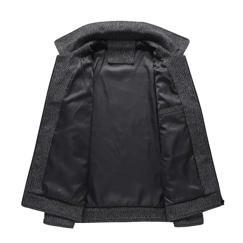 Dario Wool Collared Jacket - Relaxed Fit | Mokum Alef