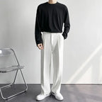 Milano Tailored Ease Trousers - Moderne Rechte Heren Pantalon | Mokum Alef