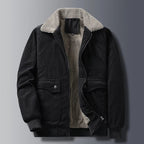 Jachetă bomber relaxată Valentino – Jachetă bomber cu guler polar | Mokum Alef