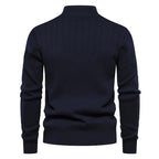 Tricot Reno Quarter Zip | Pull à quart de zip pour hommes – Coupe ajustée, texture côtelée et ajustement confortable