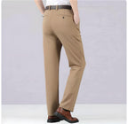 MetroStretch Classic Trousers – Komfortable herrebukser med høy midje med stretch