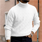 Torino Luxus-Strick-Rollkragenpullover – Eleganter Herren-Rollkragenpullover | Mokum Alef