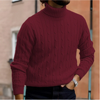 Torino Luxus-Strick-Rollkragenpullover – Eleganter Herren-Rollkragenpullover | Mokum Alef