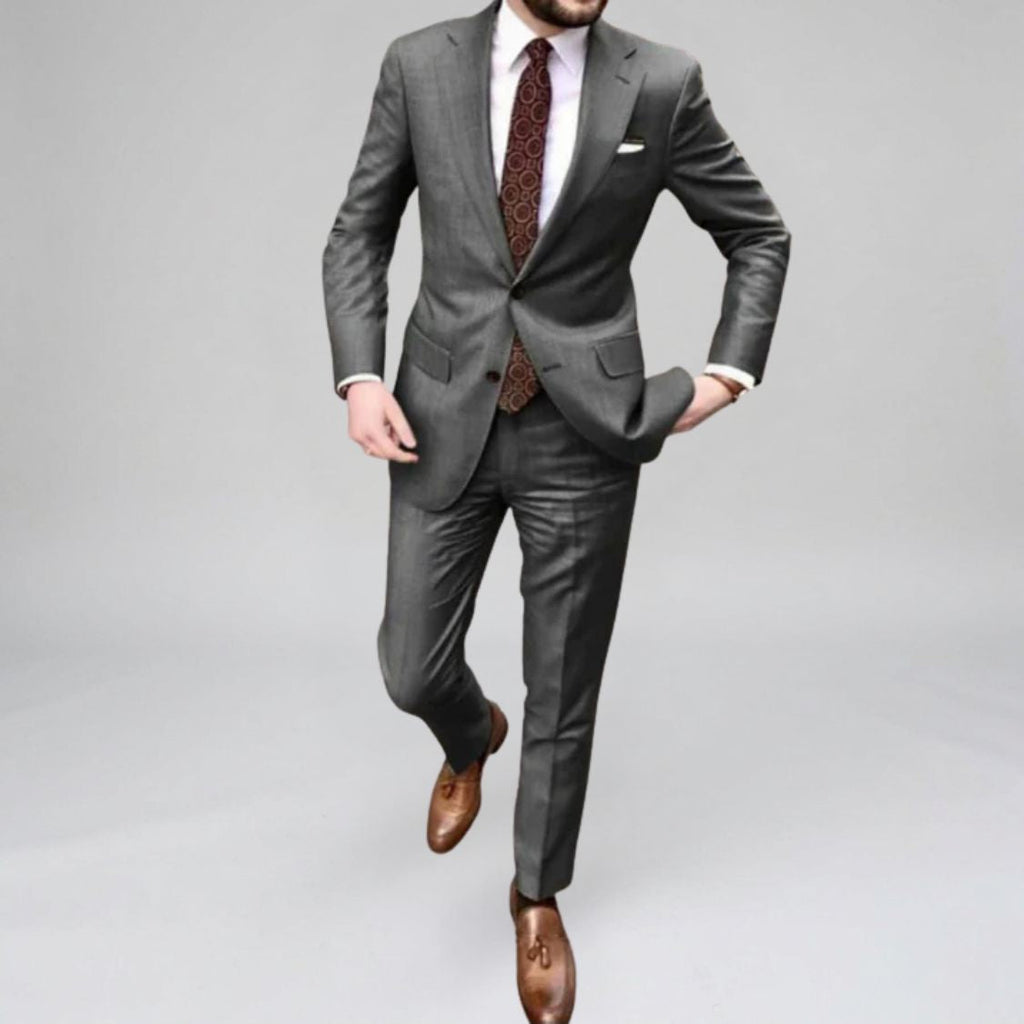 Milano Prestige Suit - Tweedelig Herenpak met Blazer en Pantalon | Mokum Alef