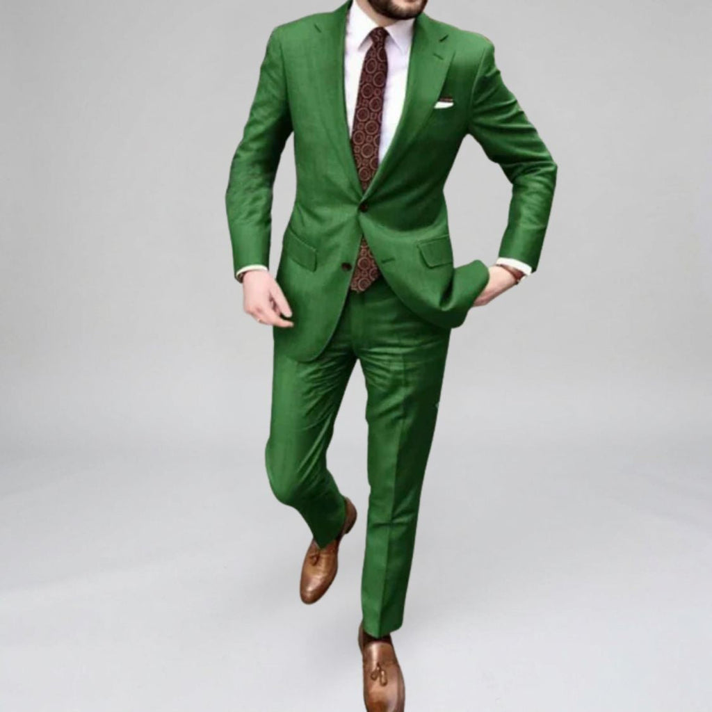 Milano Prestige Suit - Tweedelig Herenpak met Blazer en Pantalon | Mokum Alef