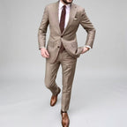 Tweedelig herenpak met blazer en pantalon in moderne pasvorm van Mokum Alef