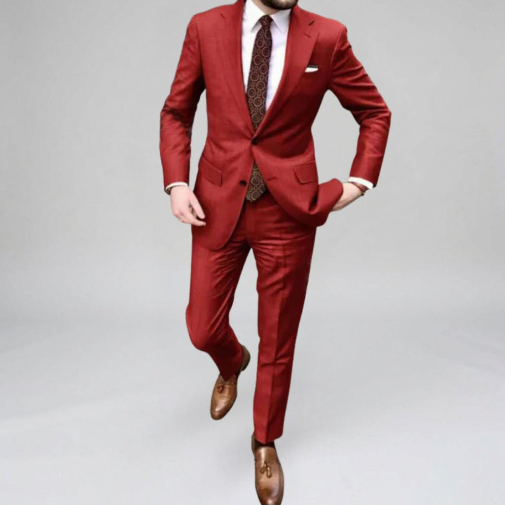 Milano Prestige Suit - Tweedelig Herenpak met Blazer en Pantalon | Mokum Alef
