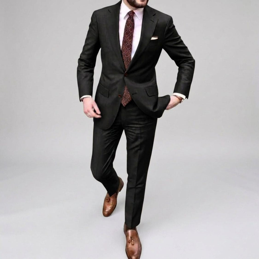 Milano Prestige Suit - Tweedelig Herenpak met Blazer en Pantalon | Mokum Alef