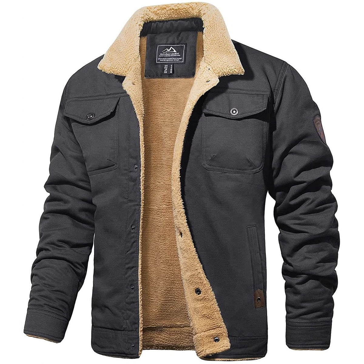 Carter Sherpa Trucker -takki | Miesten Trucker-takki – Sherpa-vuori ja rento ulkoilu