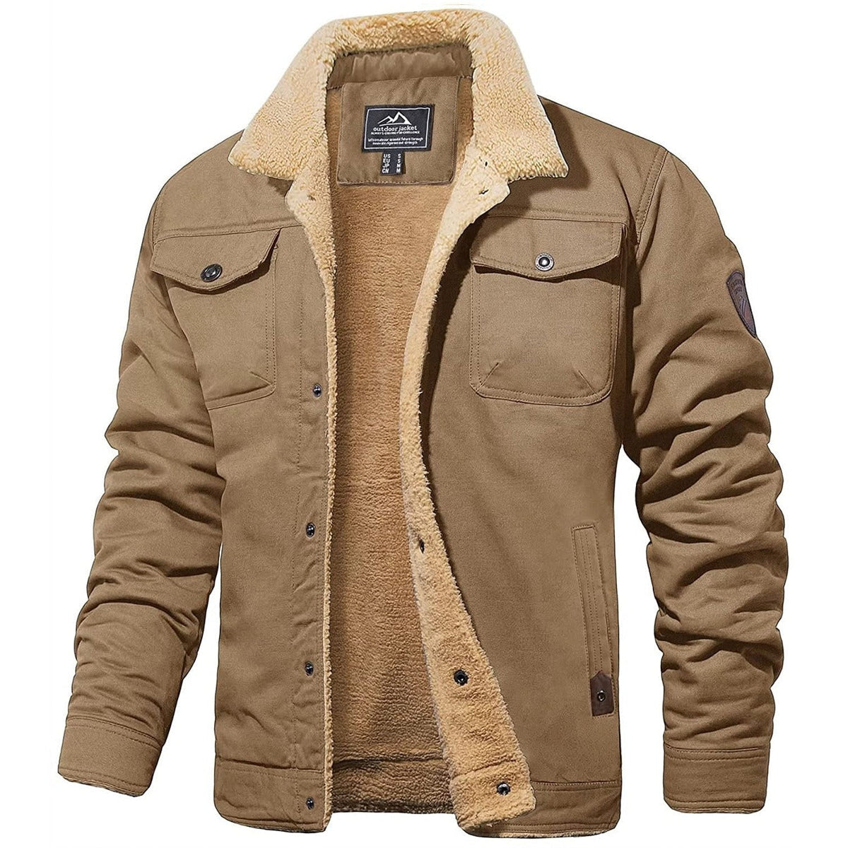 Carter Sherpa Trucker -takki | Miesten Trucker-takki – Sherpa-vuori ja rento ulkoilu