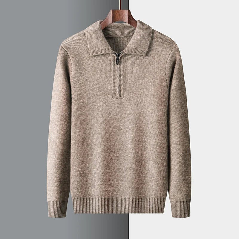 Herrenpullover aus Milano-Merino-Mischwolle – zeitloser Komfort