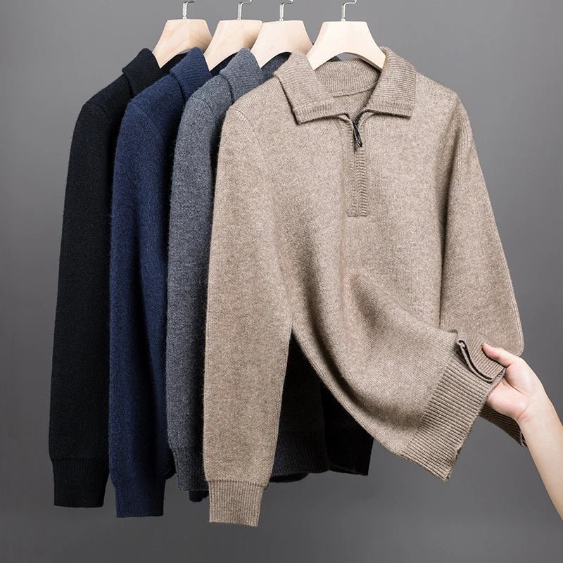 Herrenpullover aus Milano-Merino-Mischwolle – zeitloser Komfort