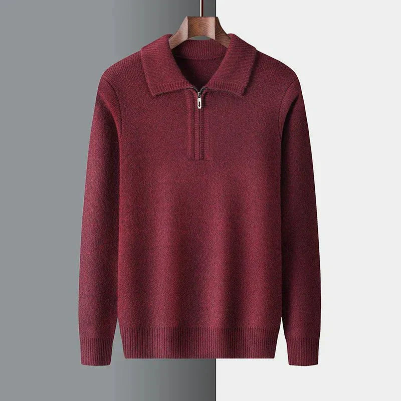 Herrenpullover aus Milano-Merino-Mischwolle – zeitloser Komfort