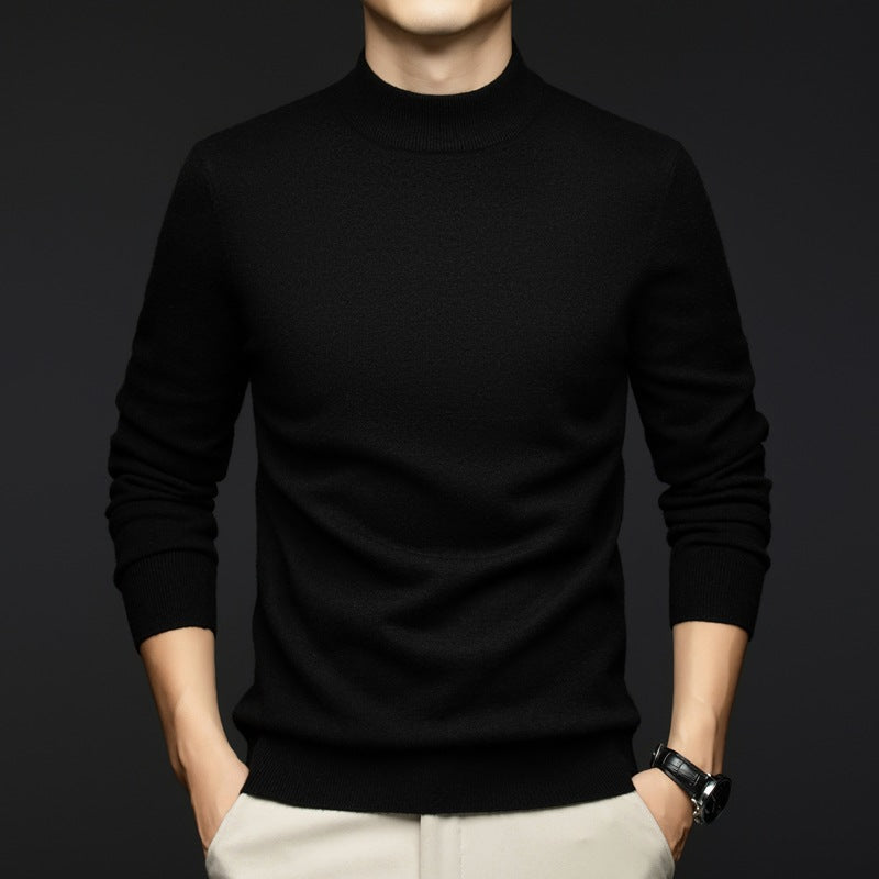 Ceraro Slim Knit | Heren Trui – Slim Fit, Zachte Katoen & Geribde Boorden