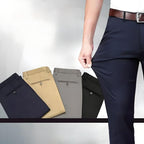 MetroStretch Classic Trousers – Komfortable herrebukser med høy midje med stretch