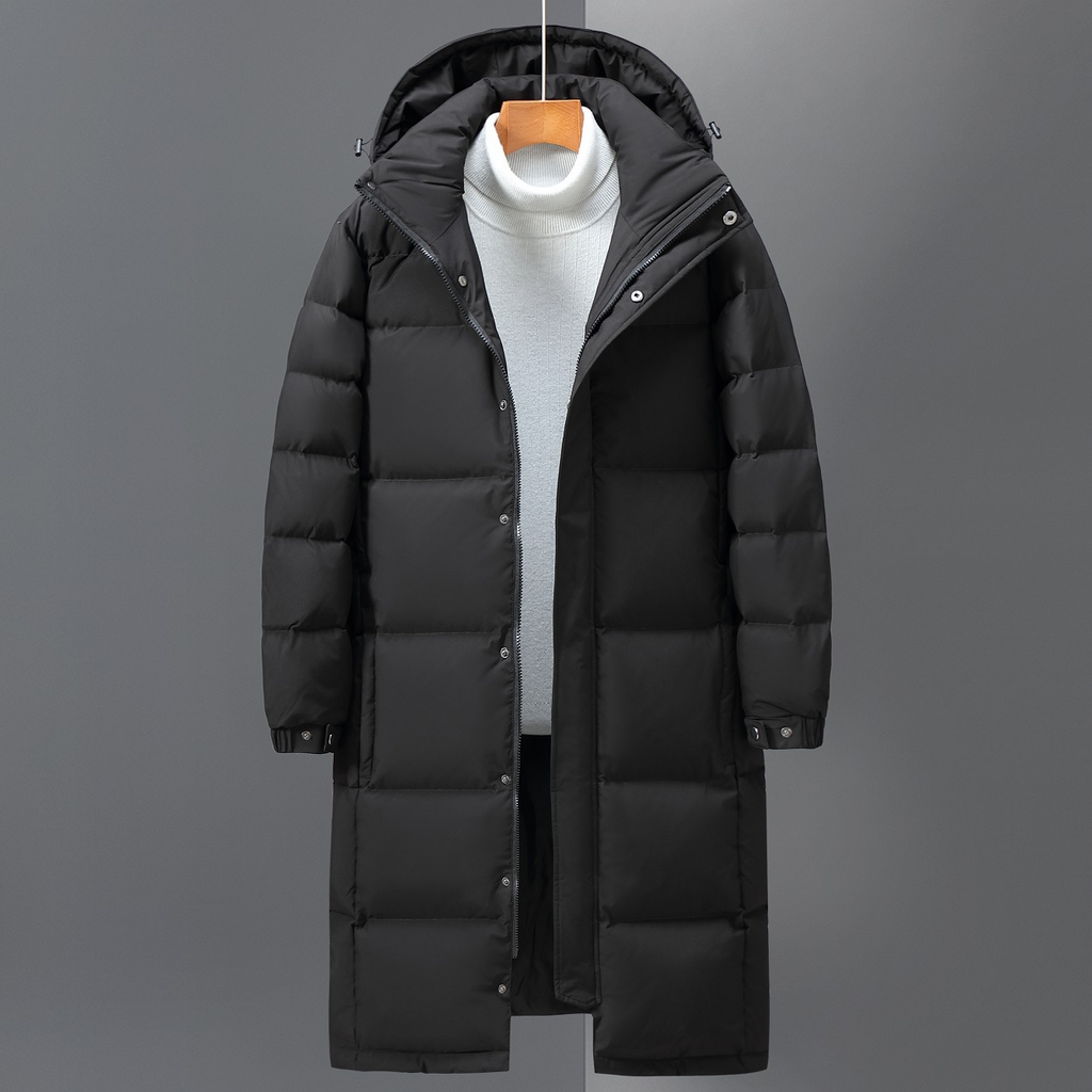 Mokum Alef | UrbanShield Trench – Wasserabweisende, wattierte Herrenjacke