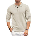 lorenzo long sleeve polo shirt heren – mokum alef