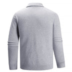 Lorenzo Long Sleeve Polo Sweater - Regular Fit | Mokum Alef