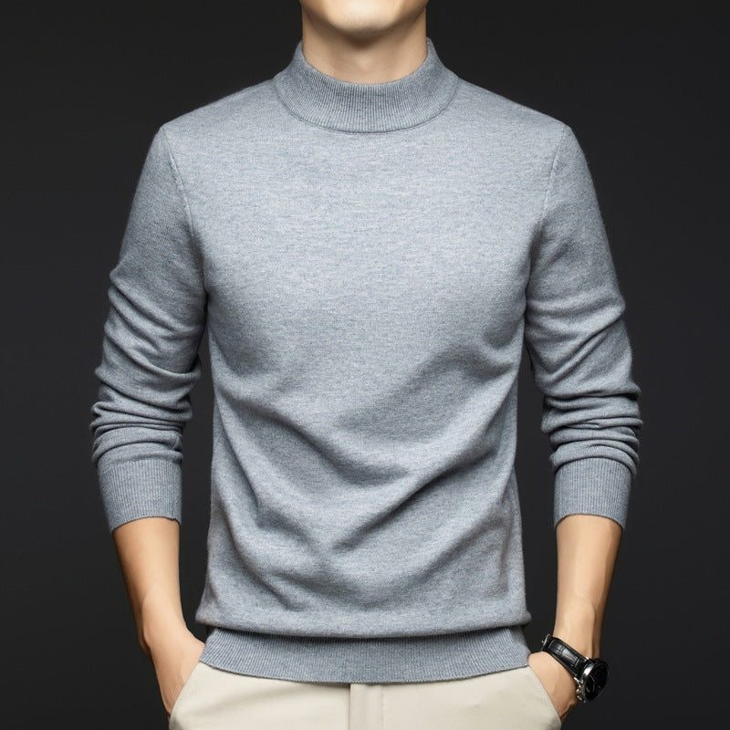 Ceraro Slim Knit | Heren Trui – Slim Fit, Zachte Katoen & Geribde Boorden