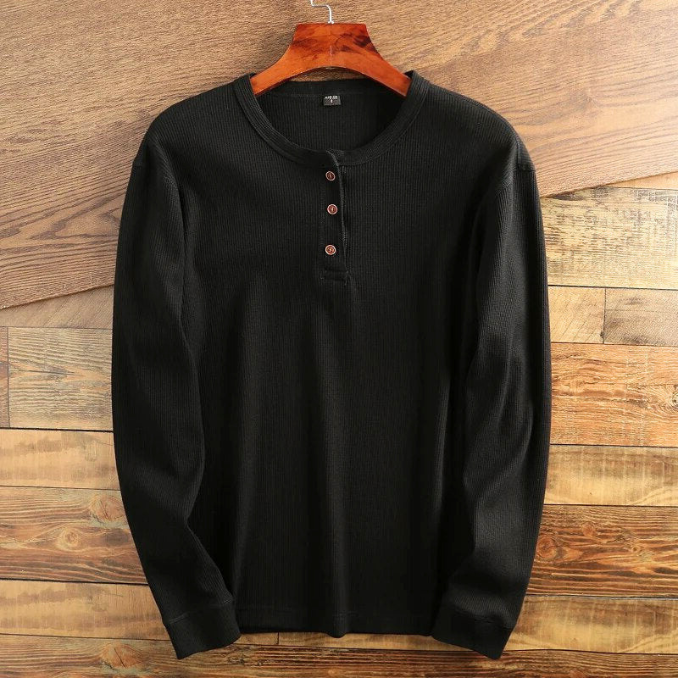 MetroWaffle Heren Shirt – Modern Wafelstructuur Shirt voor Heren | Stijl & Comfort