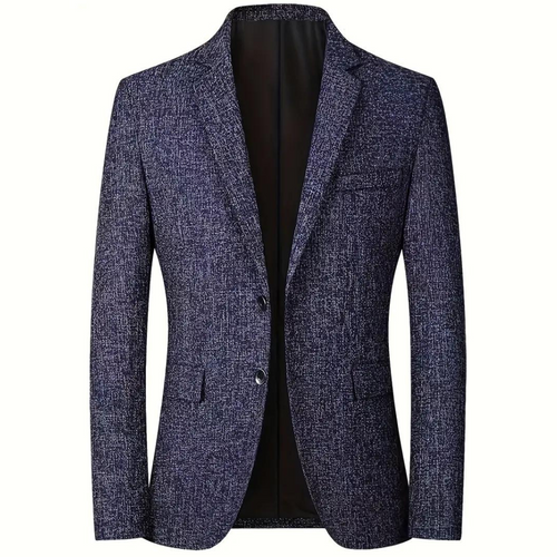 Aurelio Premium heren blazer marineblauw voorkant tailored fit