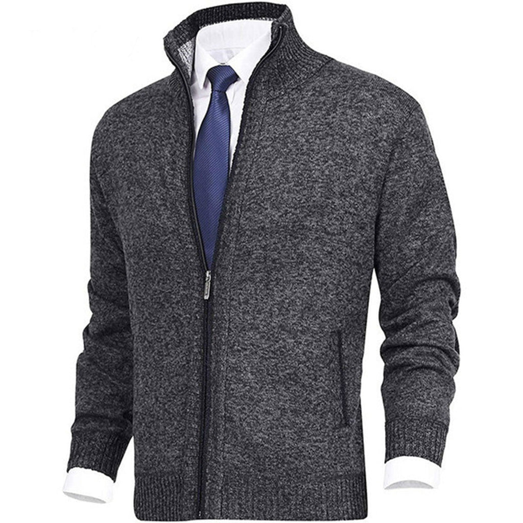 NordicEase heren zip vest voorkant minimalistisch design