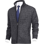 NordicEase heren zip vest voorkant minimalistisch design