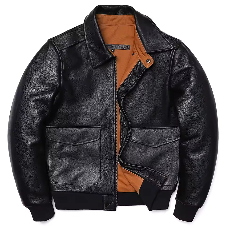 Montford Lederjacke – Klassische Lederjacke für Herren | Mokum Alef