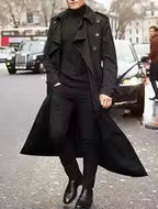 Men's Market Trench – Tailored Fleece Trench Coat | Mokum Alef