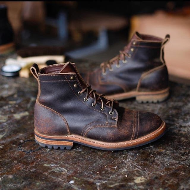 Jett Urban Leather Boots | Men's Ankle Boots - Leather Upper, Lace-up & Cap-Toe