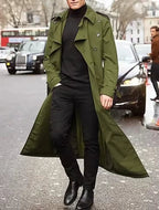Men's Market Trench – Tailored Fleece Trench Coat | Mokum Alef