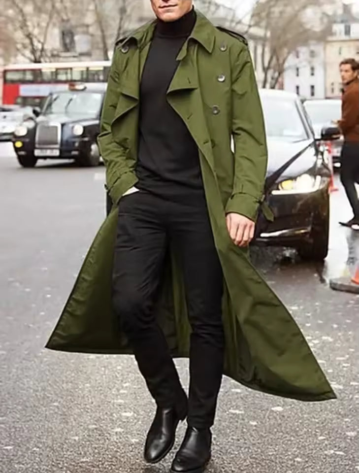 Men's Market Trench – Tailored Fleece Trench Coat | Mokum Alef