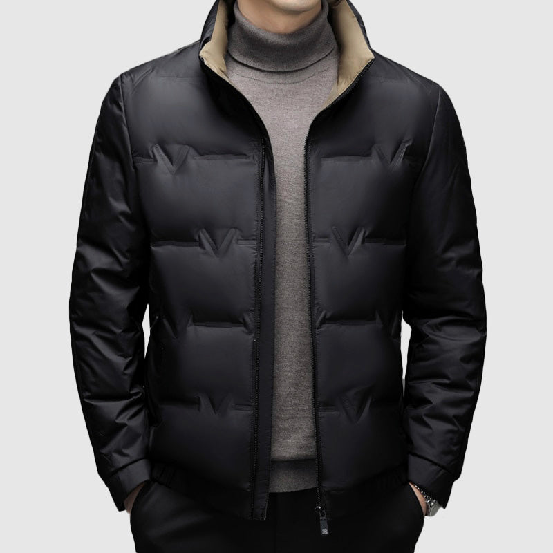 Soren Quilted Puffer Jacket – Gesteppte Winterjacke | Mokum Alef