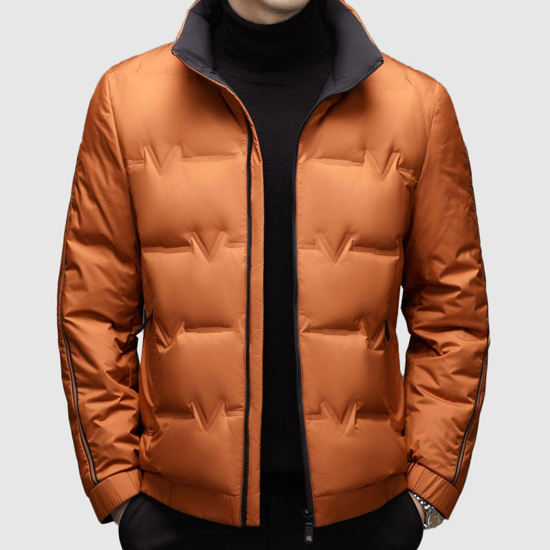soren quilted puffer jacket gewatteerde winterjas – mokum alef