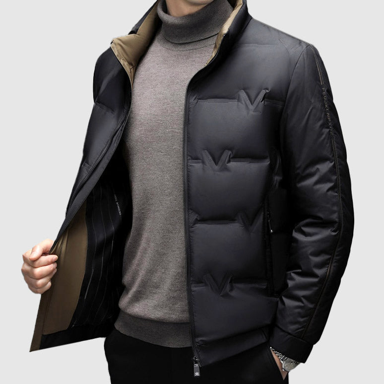 Soren Quilted Puffer Jacket – Gesteppte Winterjacke | Mokum Alef