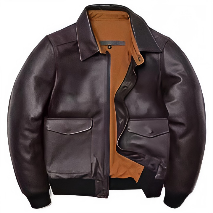 Stilvolle lässige Lederjacke für Herren