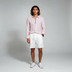 Heren Portofino linnenblend overhemd casual luxury