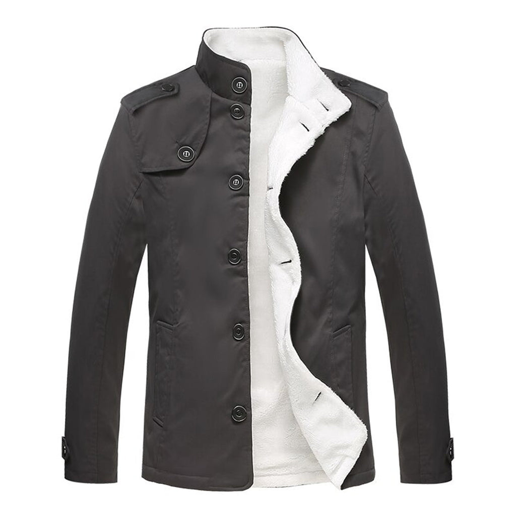 Regent Peak Coat – tailored fleece herenjas Mokum Amsterdam