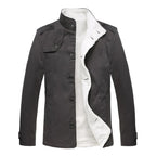 Regent Peak Coat – tailored fleece herenjas Mokum Amsterdam