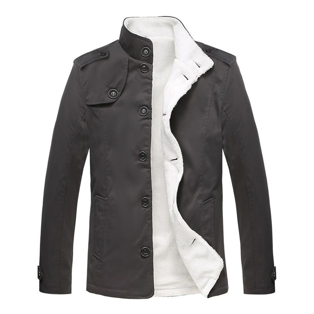 Regent Peak Coat – tailored fleece herenjas Mokum Amsterdam