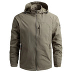 Ryder cargo utility jacket – heren regular fit cargo jacket met rits en meerdere zakken, front view
