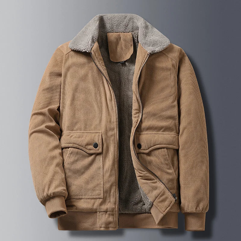 valentino relaxed bomber jacket met fleece kraag – mokum alef