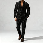 Glitter heren pak met colbert en broek voor feest en gala van Mokum Alef