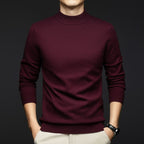 Ceraro Slim Knit | Heren Trui – Slim Fit, Zachte Katoen & Geribde Boorden
