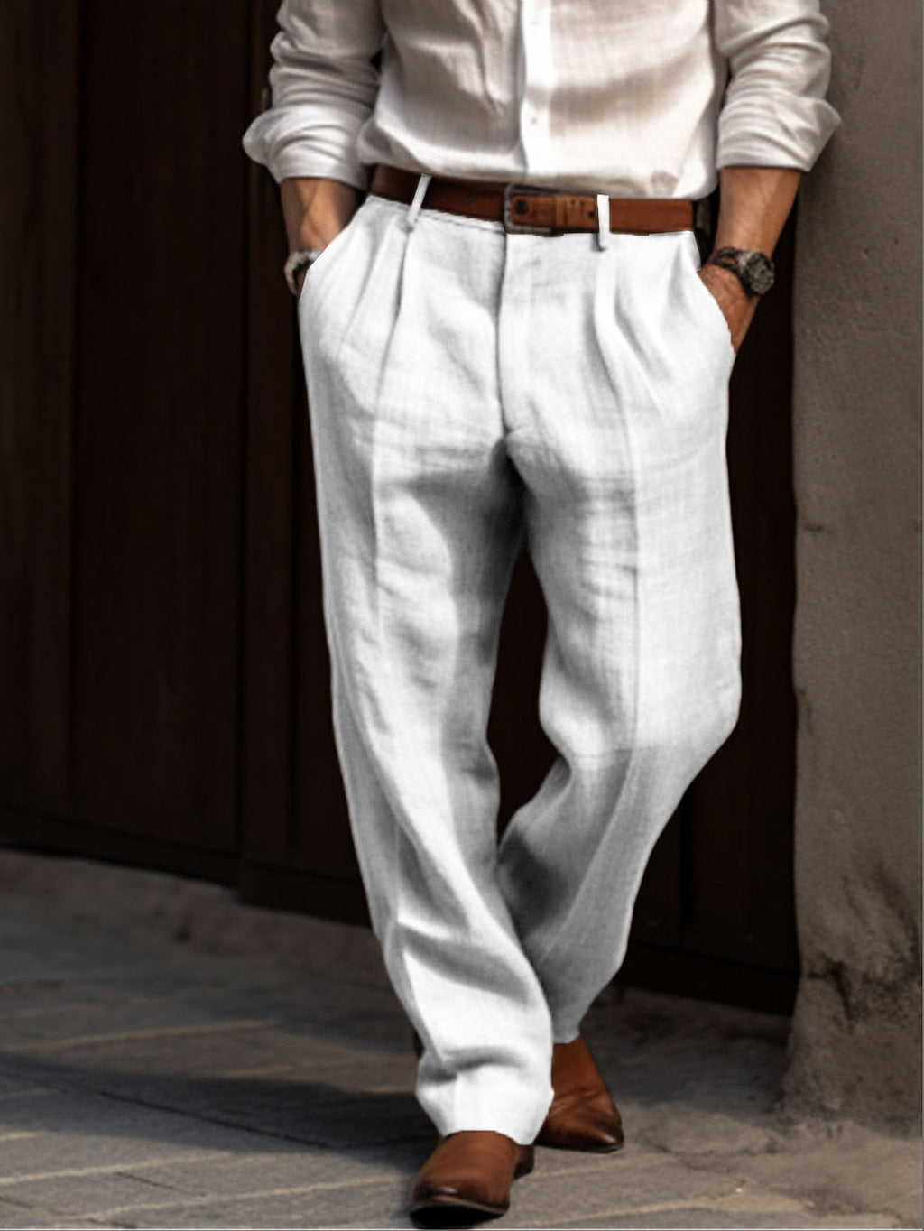 Santorini AirFlow Trousers - Zomerse Viscose Heren Broek | Mokum Alef